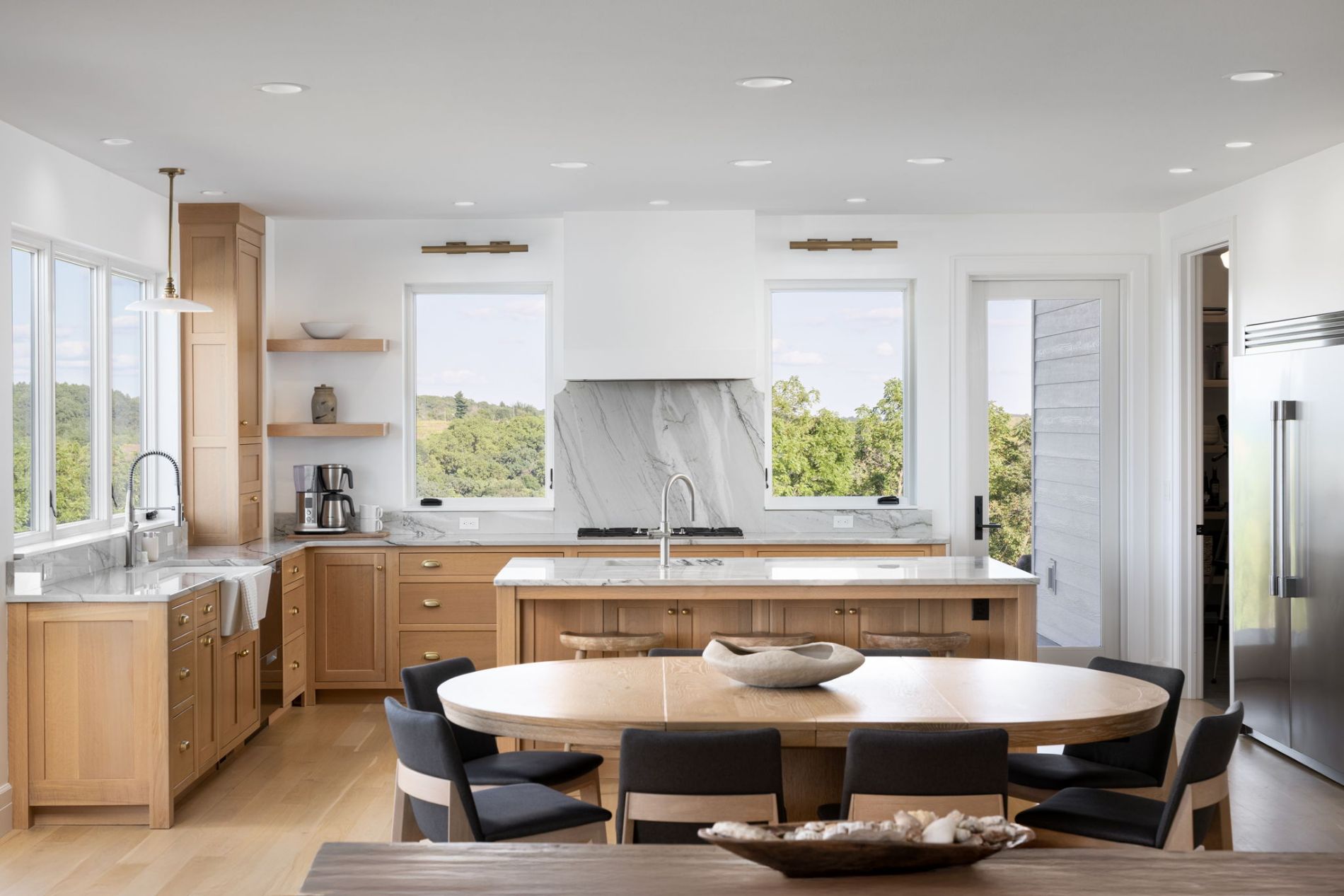 Thermador, Bosch & Fisher & Paykel Appliances with Full-Size Refrigerator & Freezer